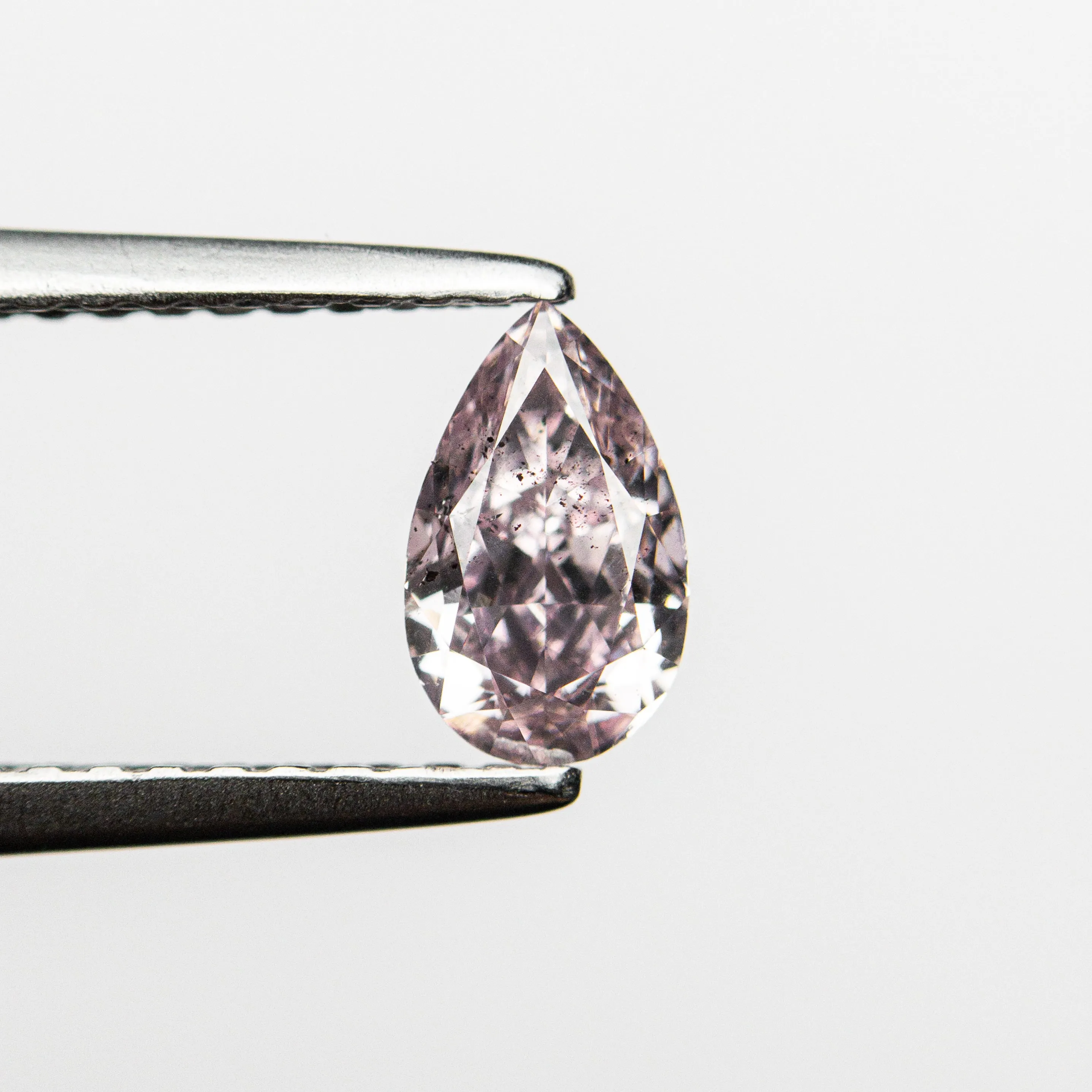 0.50ct 6.68x4.07x2.65mm GIA SI2 Fancy Purplish Pink Pear Brilliant  24125-01