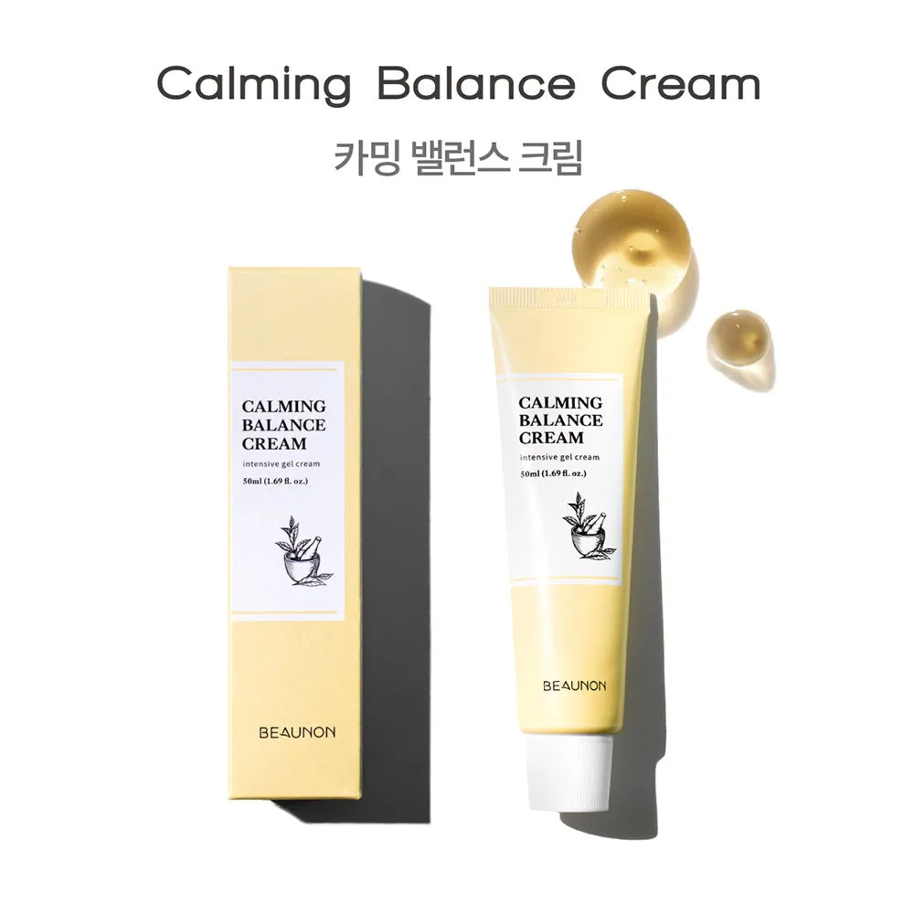 3 Pieces Beaunon Calming Balance Creams 50ml Facial Soothing Moisture Skincare Korean Best Popular Selling Beauty Face soothes h