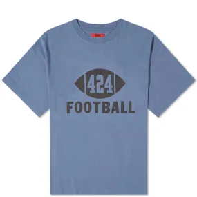 424 Football TeeBlue