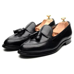 '660' Black Leather Tassel Loafers UK 11 US 11.5 D