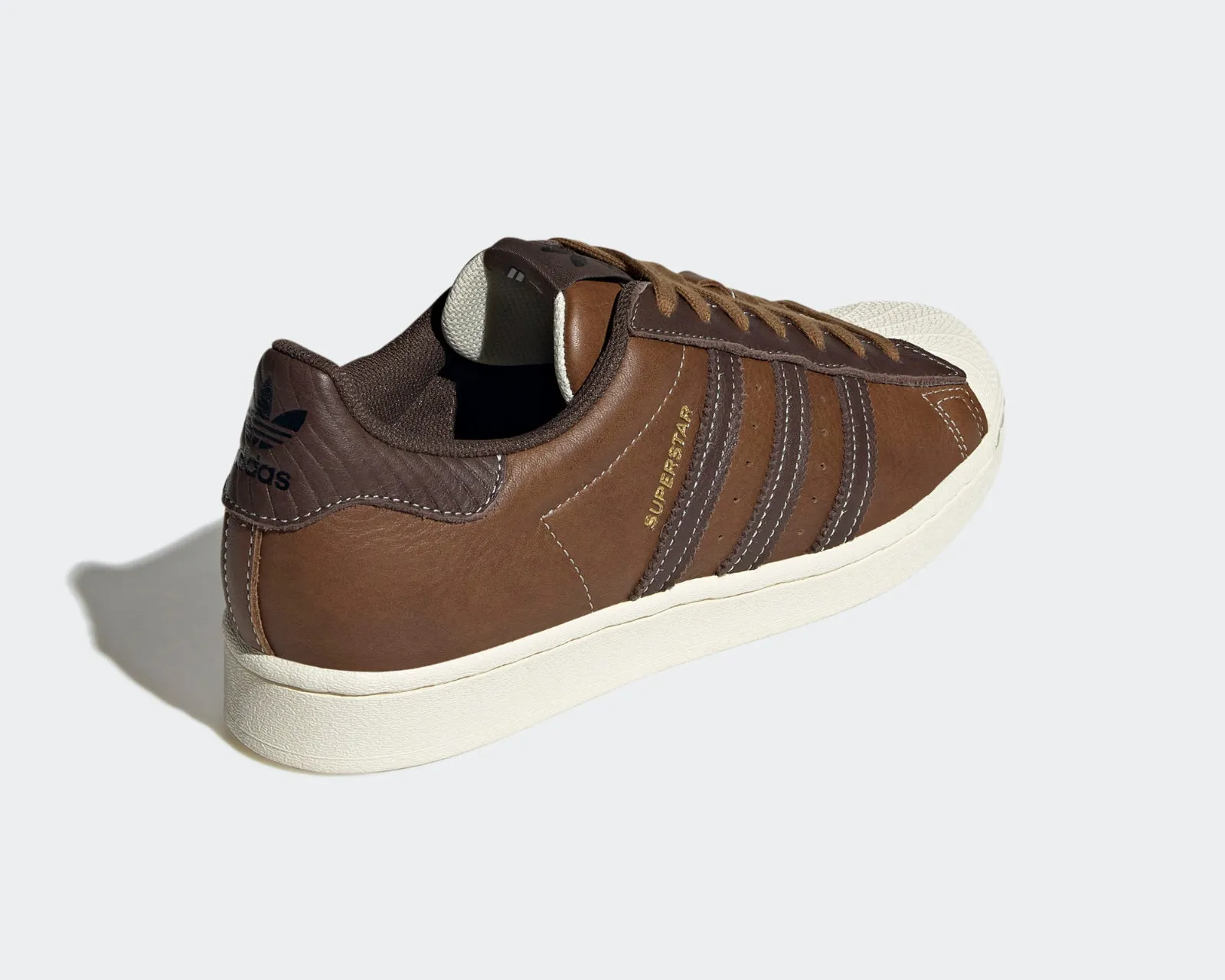 Adidas Originals Superstar Cloud White Dark Brown GW4438