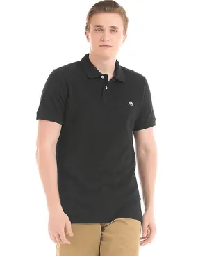 Aeropostale Solid Pique Polo Shirt