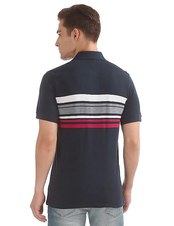 Aeropostale Striped Pique Polo Shirt