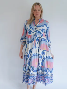 Alicia Dress Blue