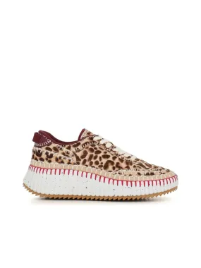 Animal Print Flatform Sneakers