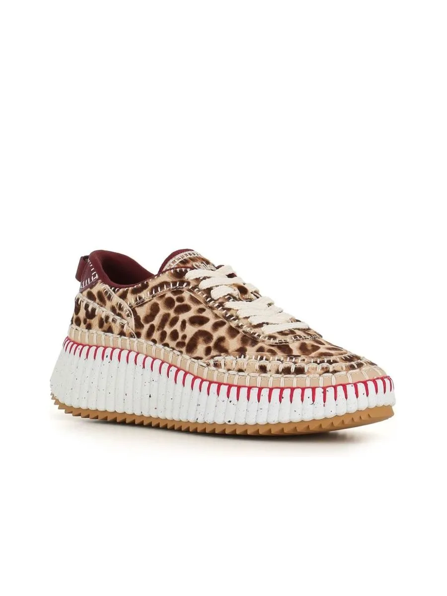 Animal Print Flatform Sneakers