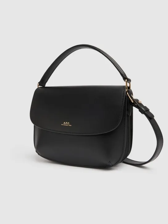 A.P.C.   Mini Sac Sarah smooth leather bag 