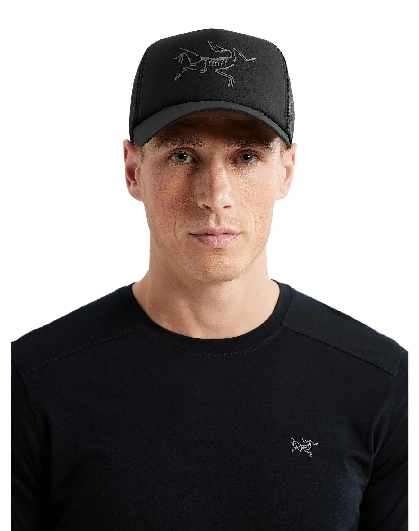 Arc'teryx Unisex Bird Trucker Curved Hat - Black | George Fisher