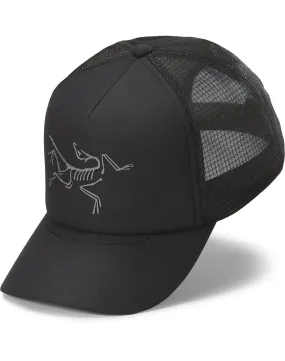 Arc'teryx Unisex Bird Trucker Curved Hat - Black | George Fisher