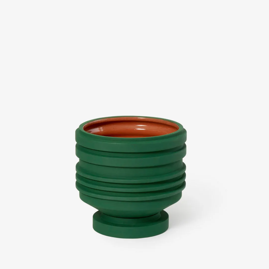 Areaware Strata Plant Vessel - Green