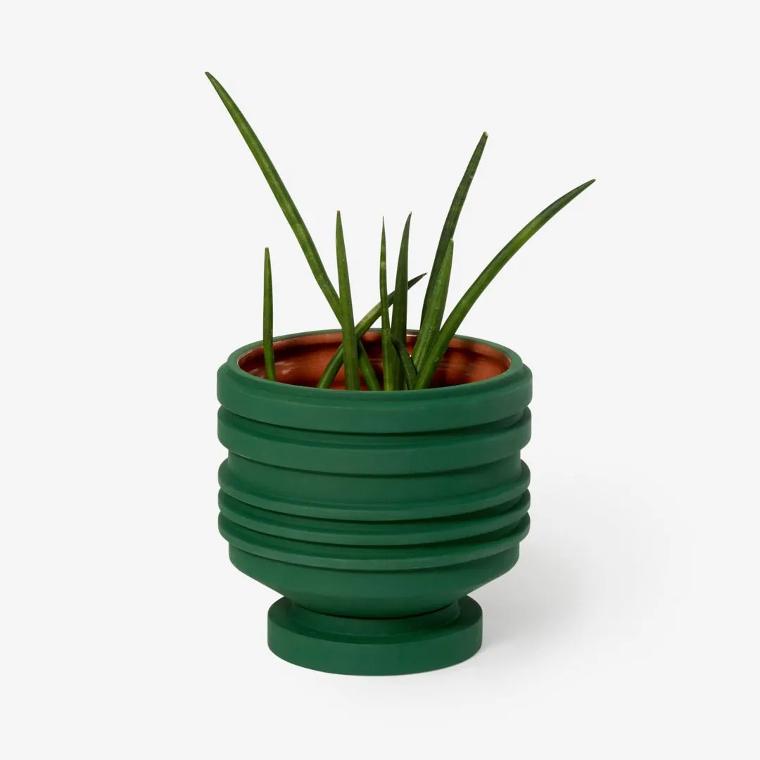 Areaware Strata Plant Vessel - Green