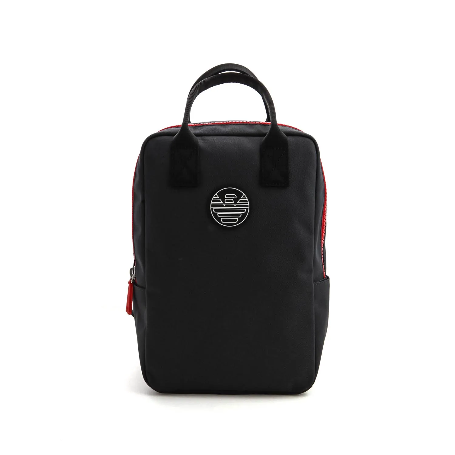Armani Junior Blue Logo Backpack