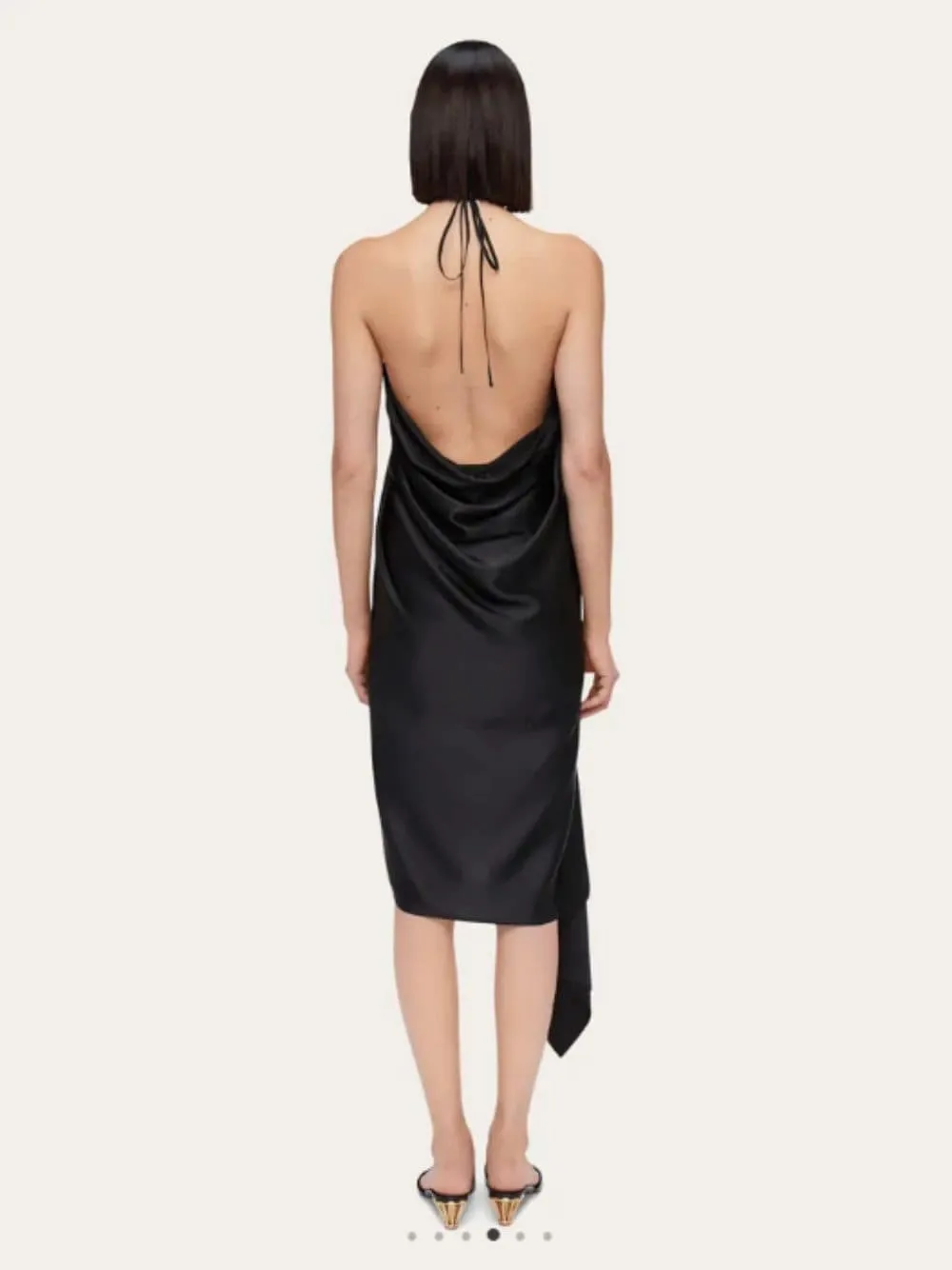 Asymmetric Silk Dress