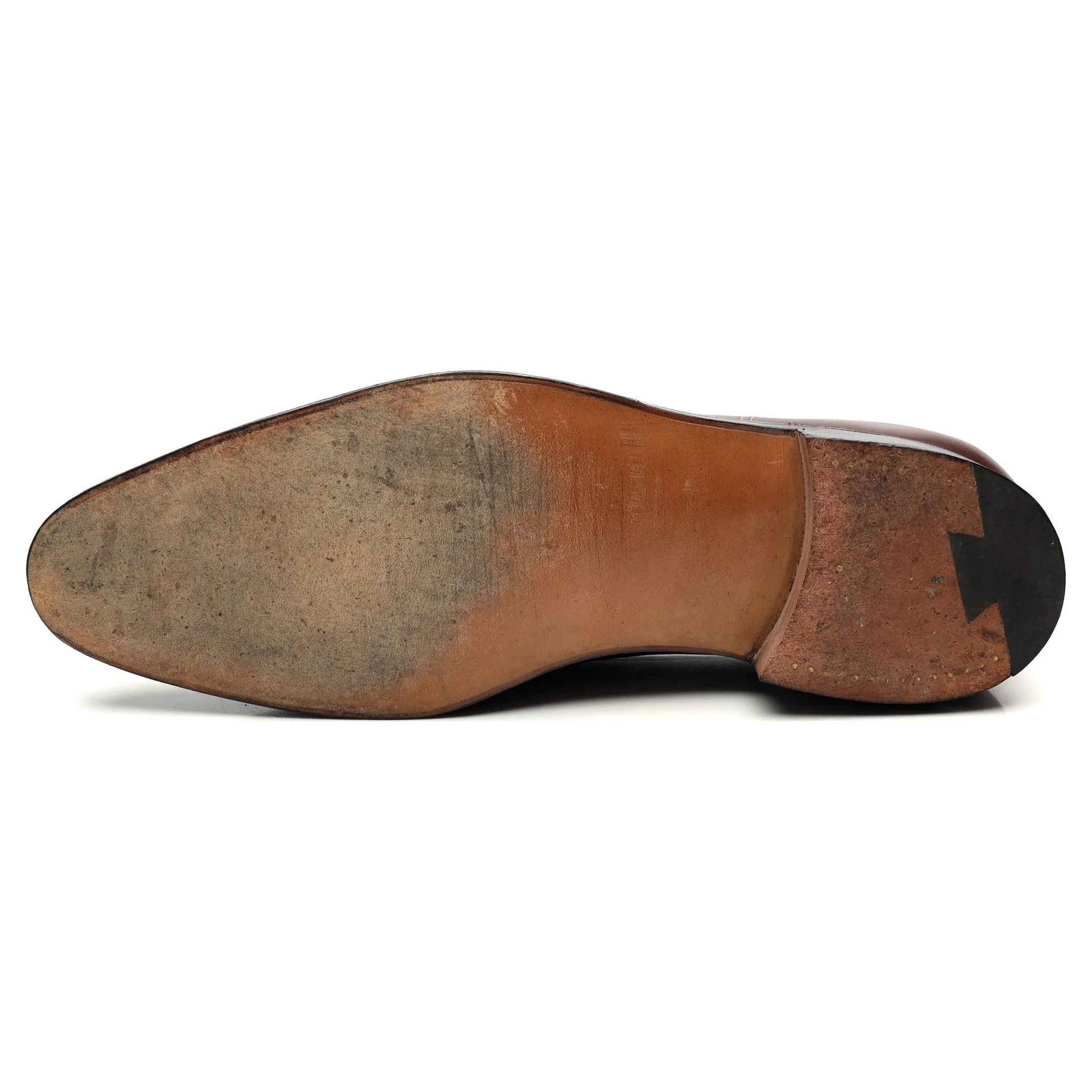 'Bahamas' Brown Leather Loafers UK 10 E