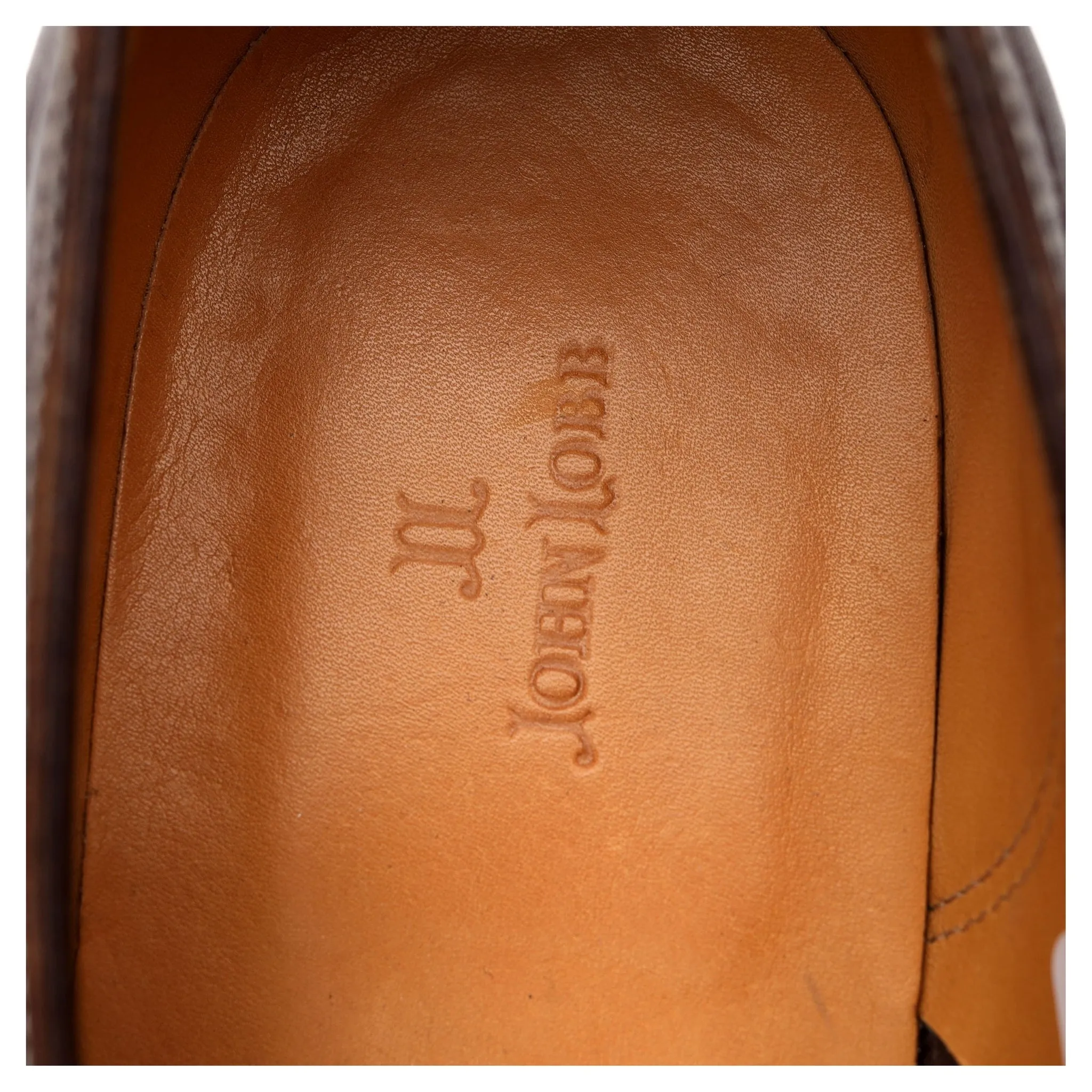 'Bahamas' Brown Leather Loafers UK 10 E