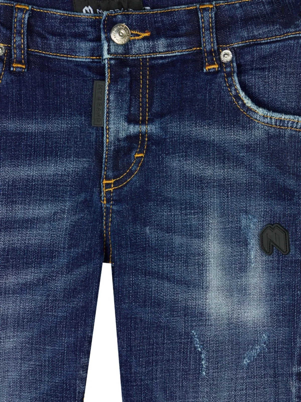 BASE WASHED DENIM JEANS | DENIM