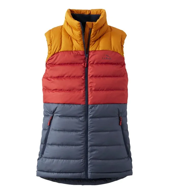 Bean's Down Vest Colorblock Women's Regular