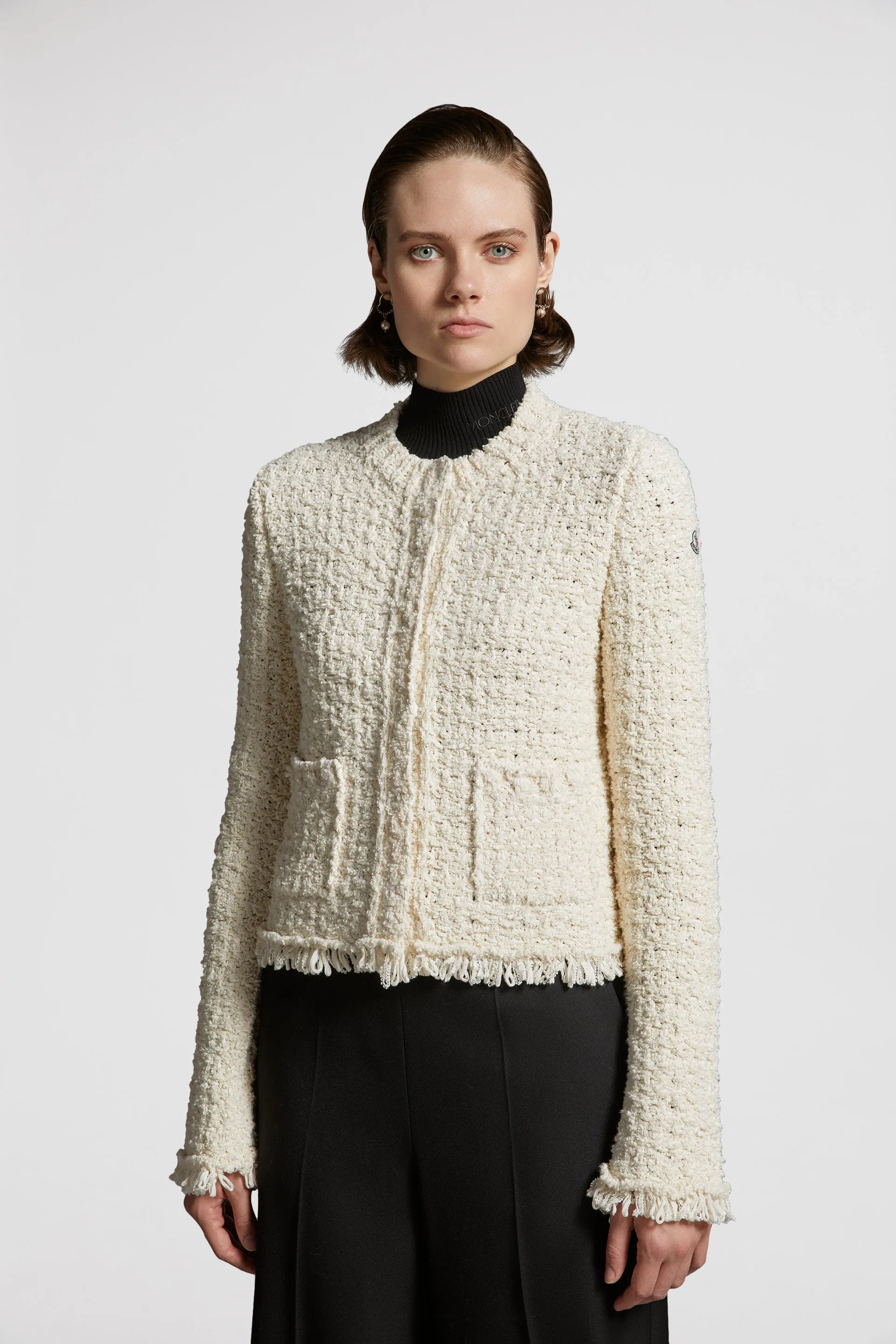 Beige Knit Cardigan