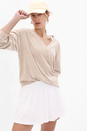Beige Velour Jumper
