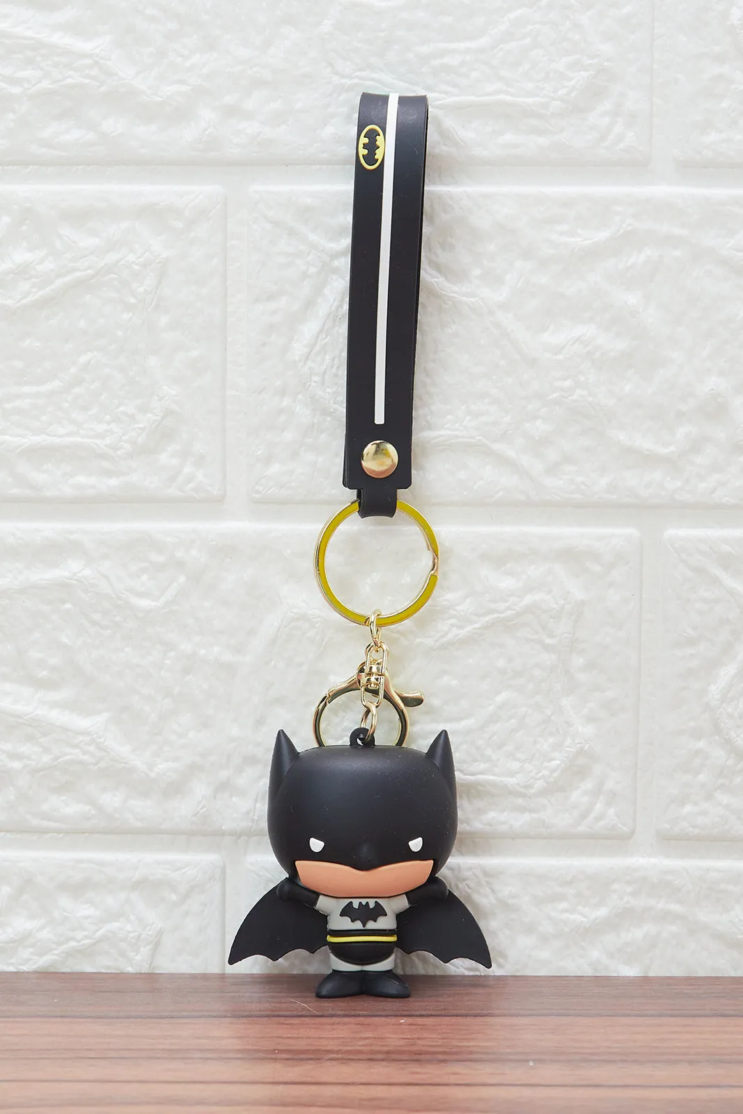 Black Batman Key Ring