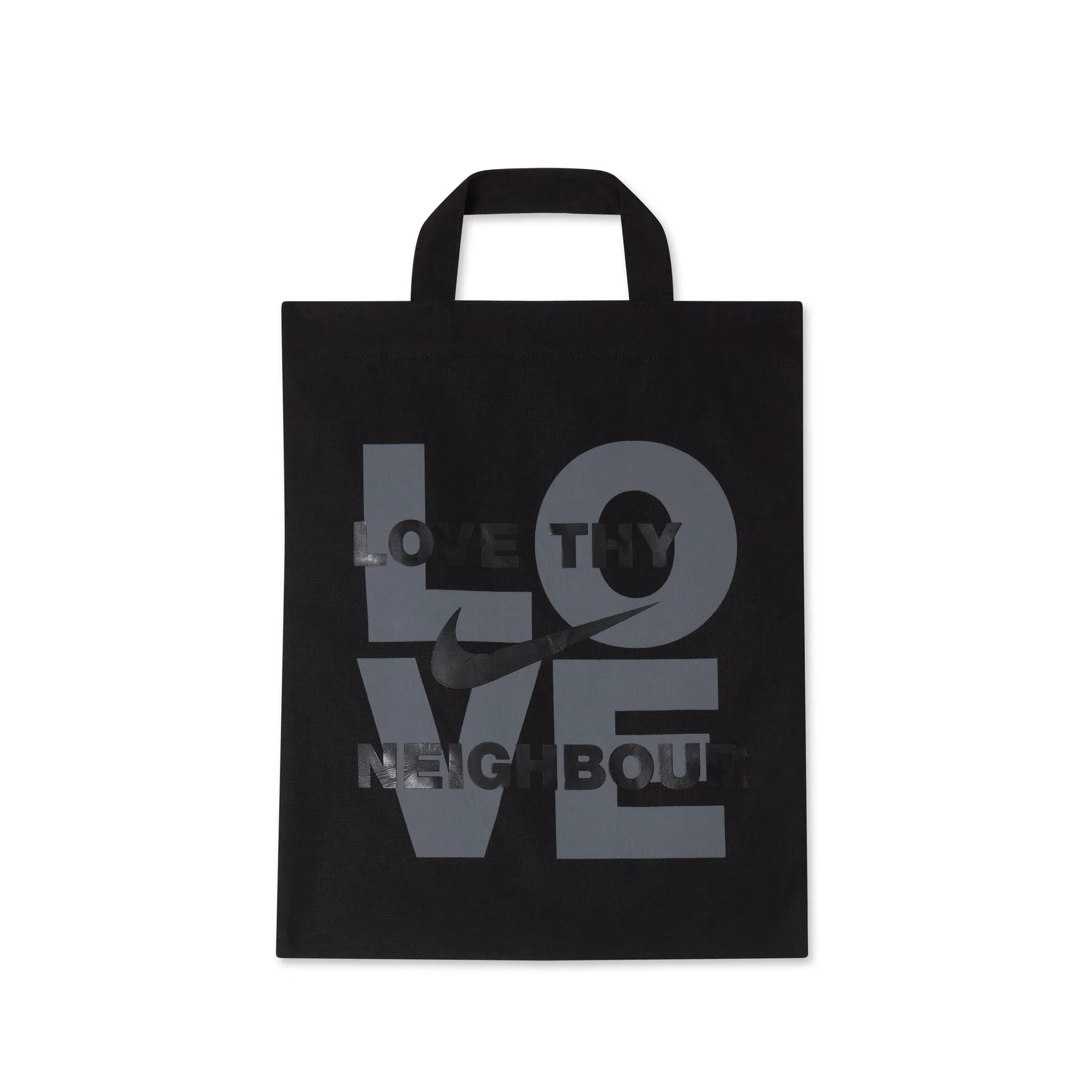 BLACK COMME DES GARÇONS  Men's Love Tote Bag Black 