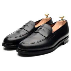 Black Leather Loafers UK 7.5