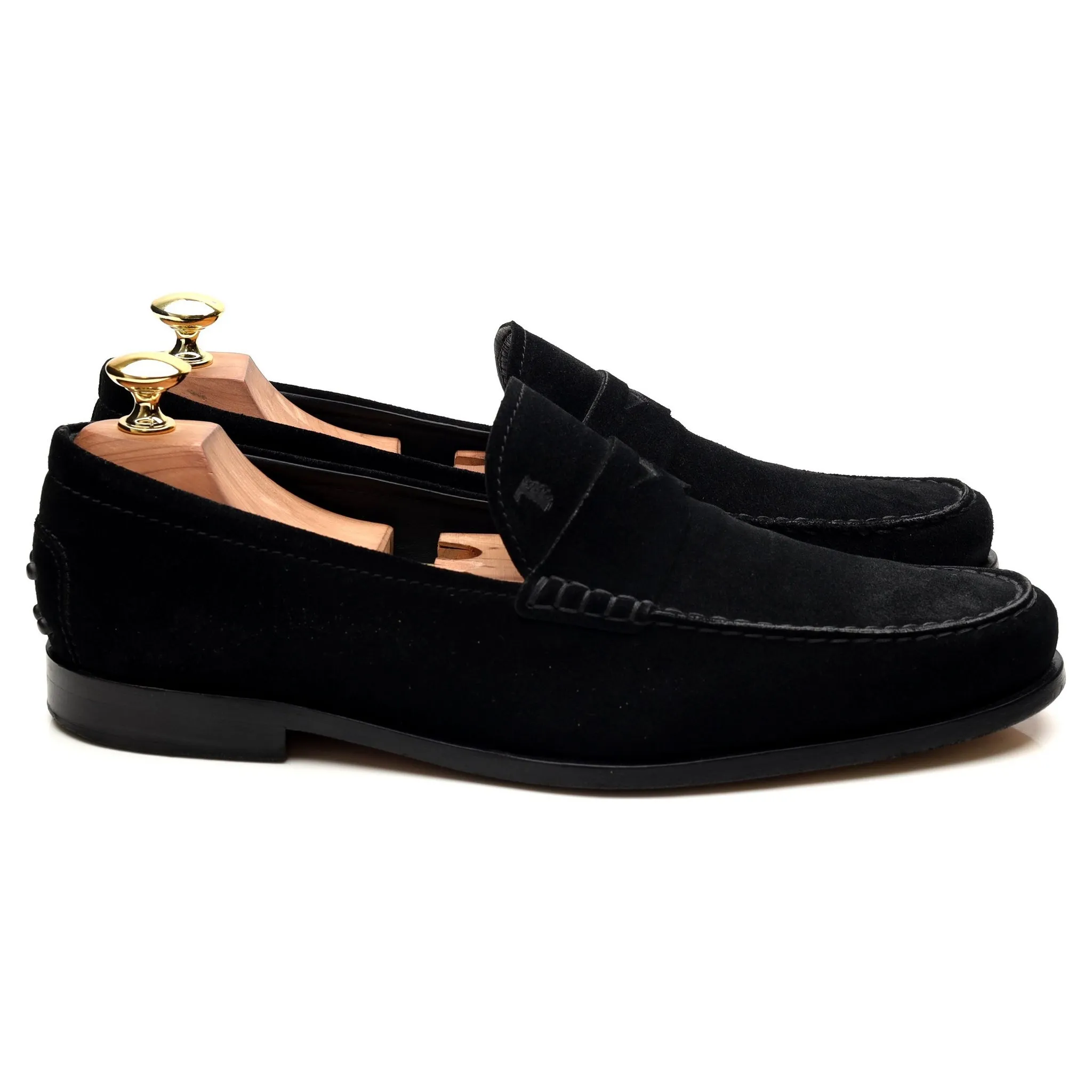 Black Suede Loafers UK 8.5