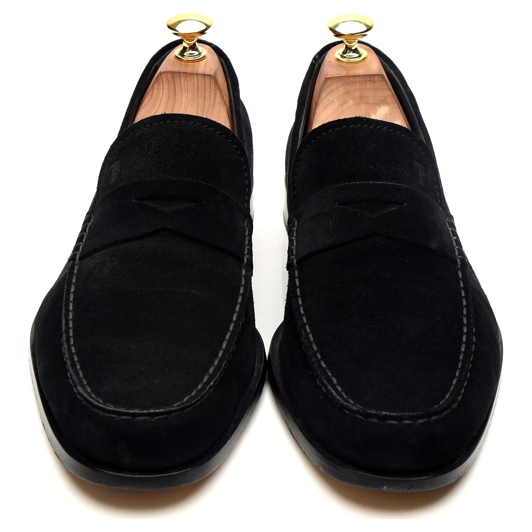 Black Suede Loafers UK 8.5