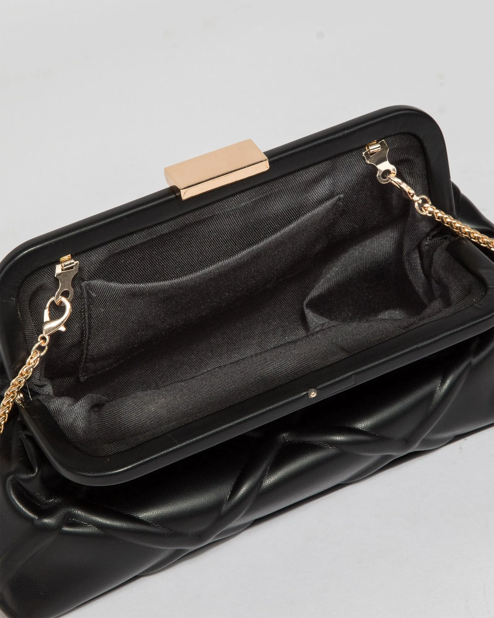 Black Tanya Clutch Bag