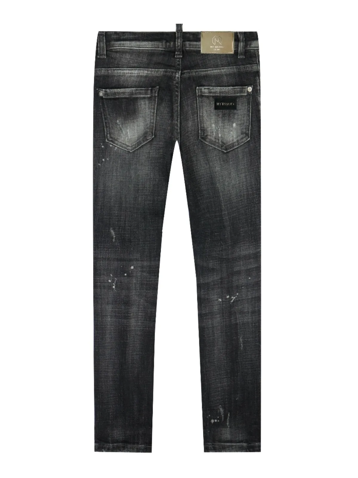 Black Washed Denim Jeans | BLACKJEANS