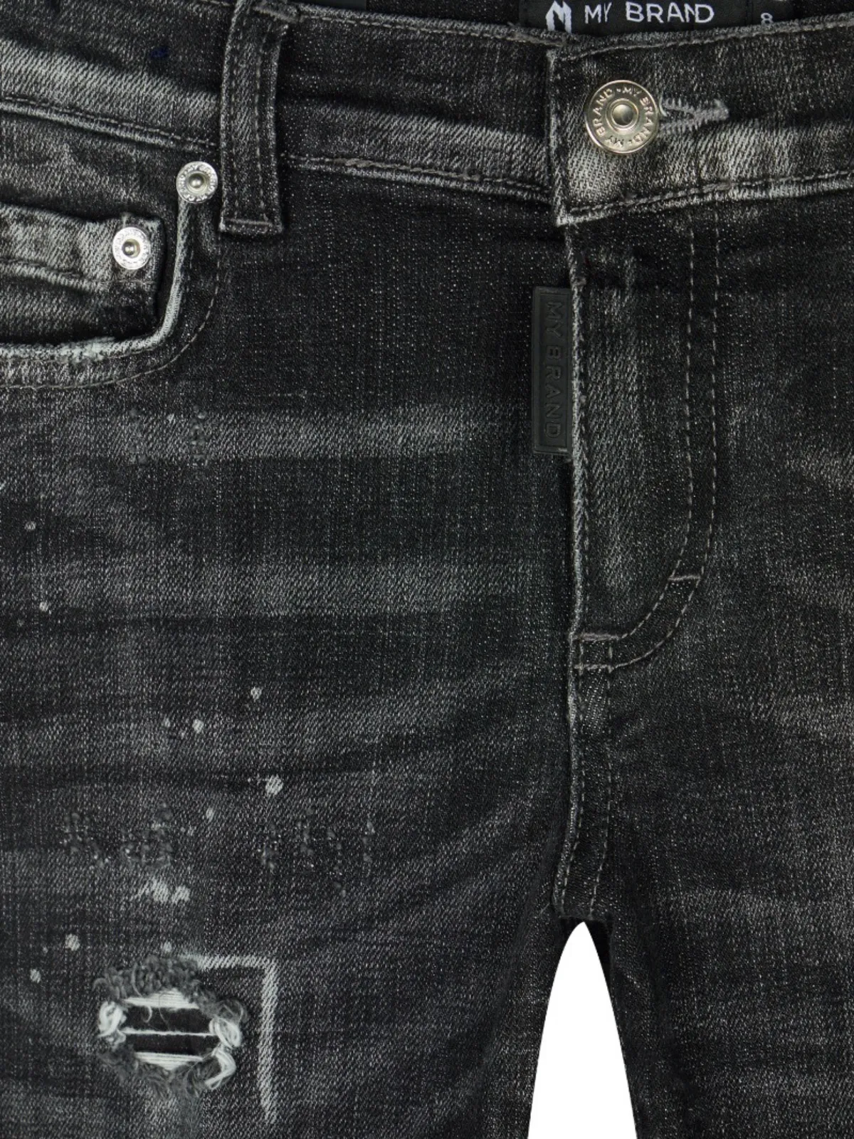 Black Washed Denim Jeans | BLACKJEANS