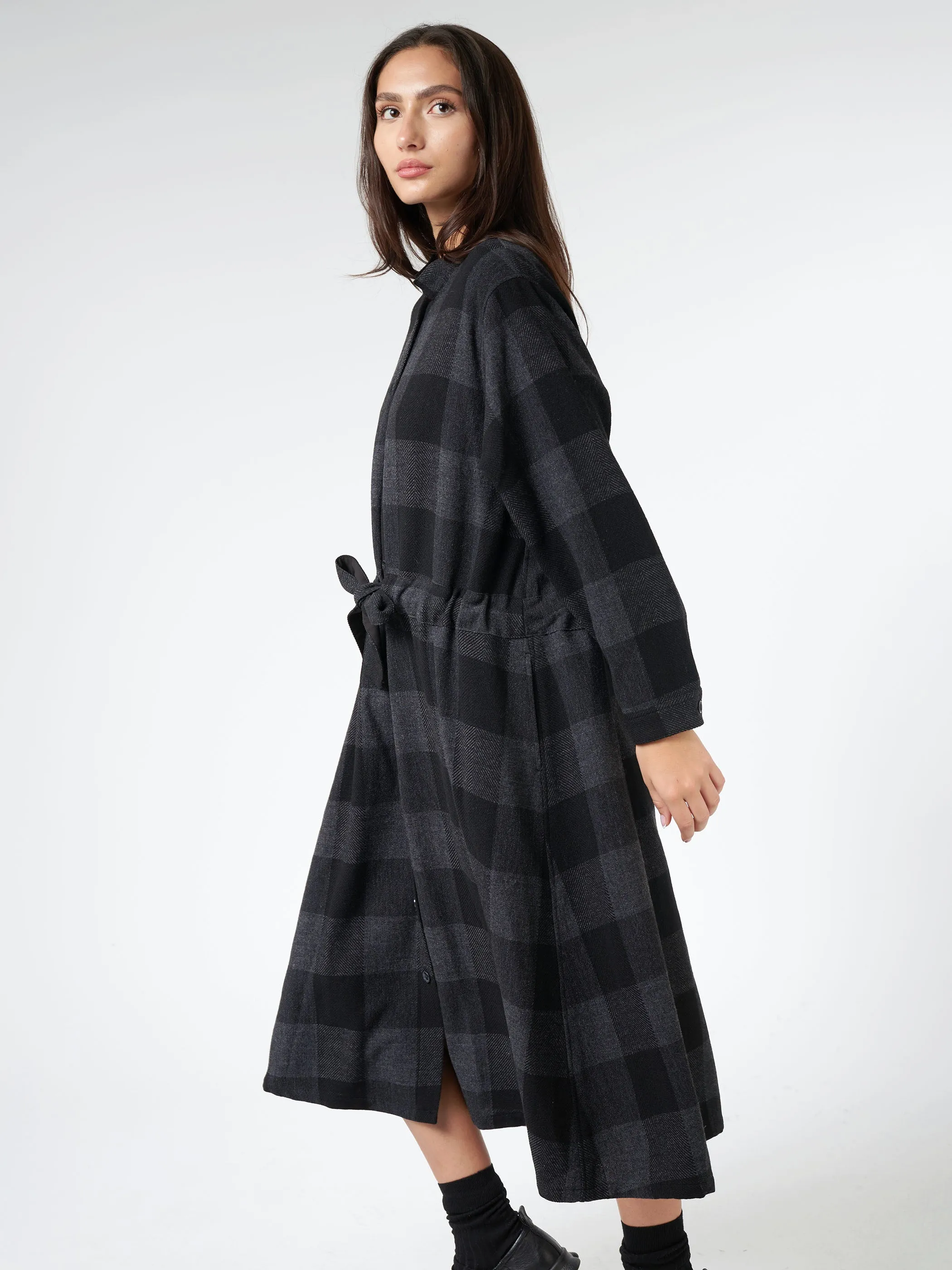 Block Check Dress