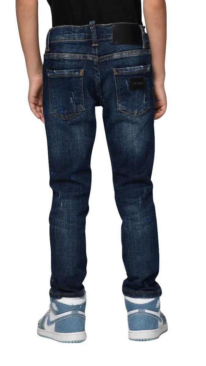 Blue Jeans Mb Purple Badge | DENIM