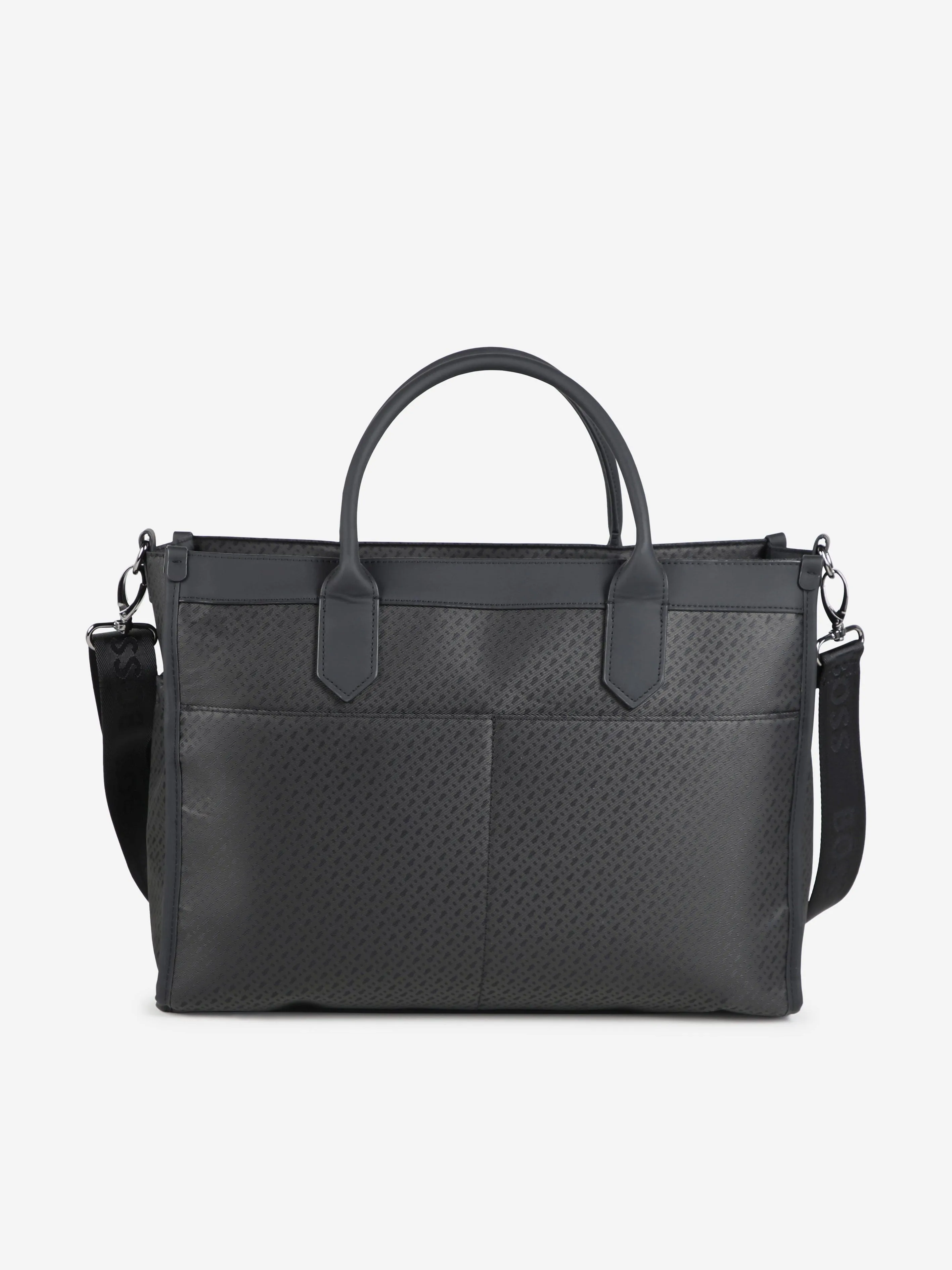 BOSS Baby Monogram Tote Changing Bag in Black (40cm)