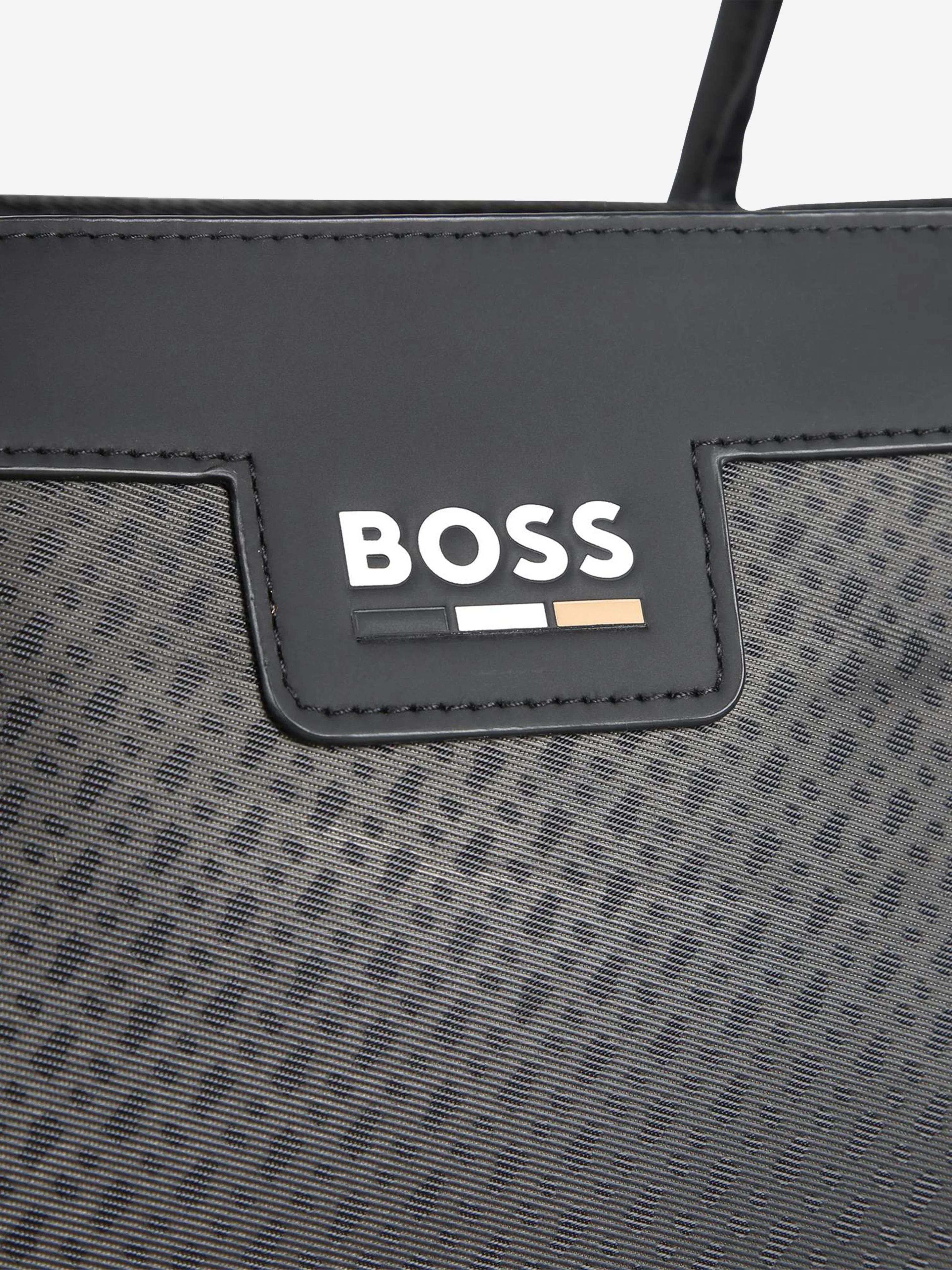 BOSS Baby Monogram Tote Changing Bag in Black (40cm)