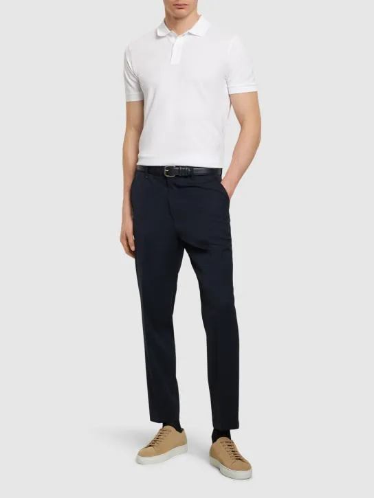 Boss   Pallas logo cotton polo 