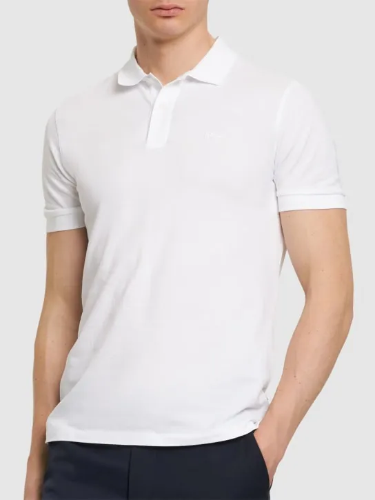 Boss   Pallas logo cotton polo 