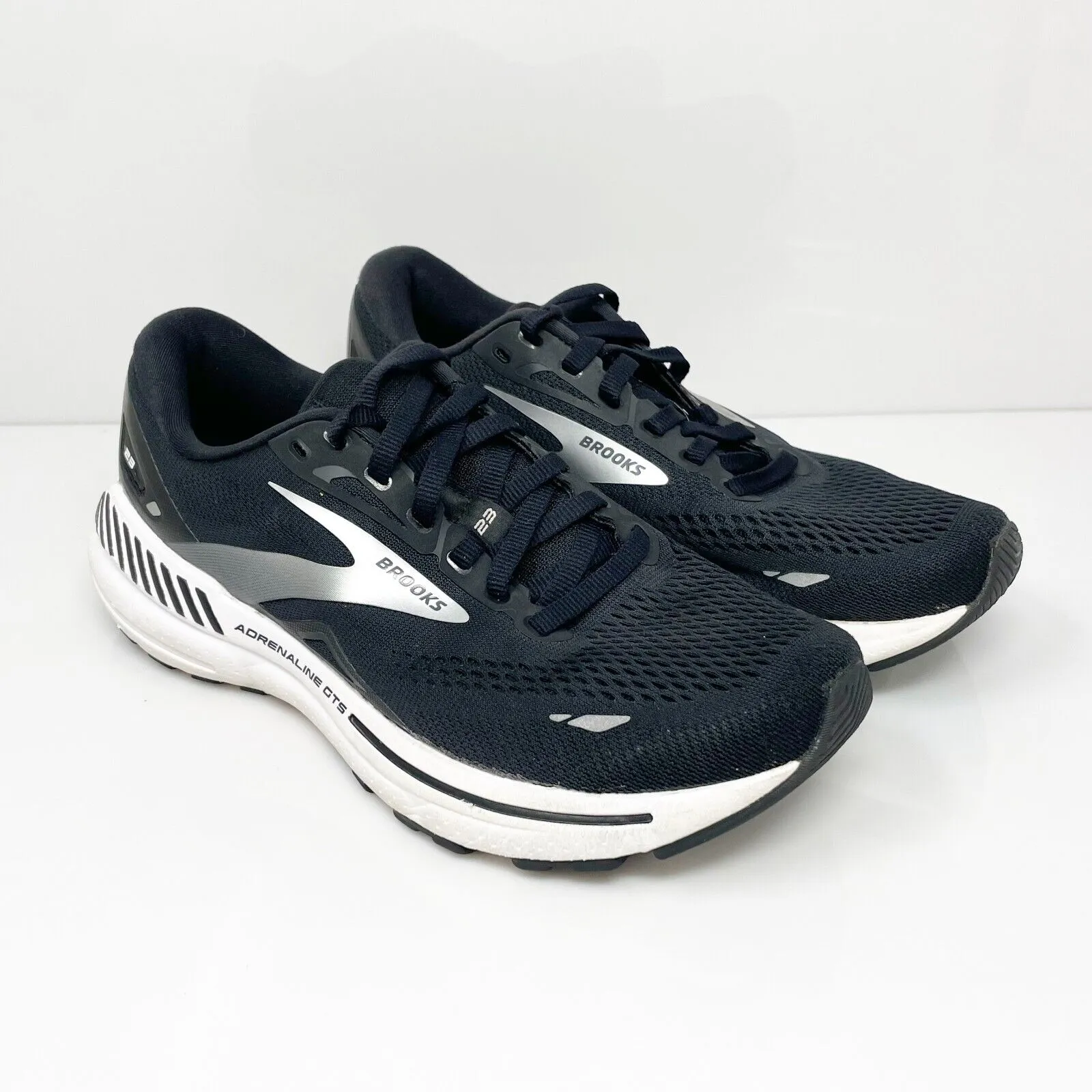 Brooks Womens Adrenaline GTS 23 1203811B004 Black Running Shoes Sneakers 8 B