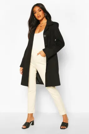 Button Through Mac Trench Coat