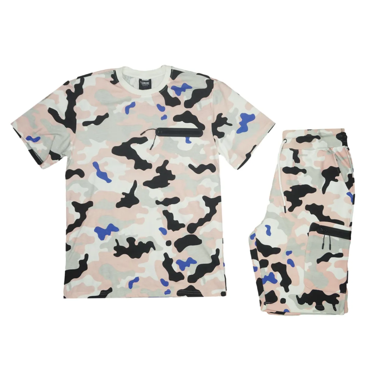 Camo Short Set (Pink) /C9