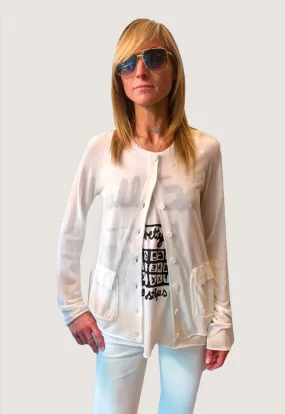 Cardigan - White