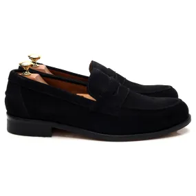 'Cherwell' Black Suede Loafers UK 9