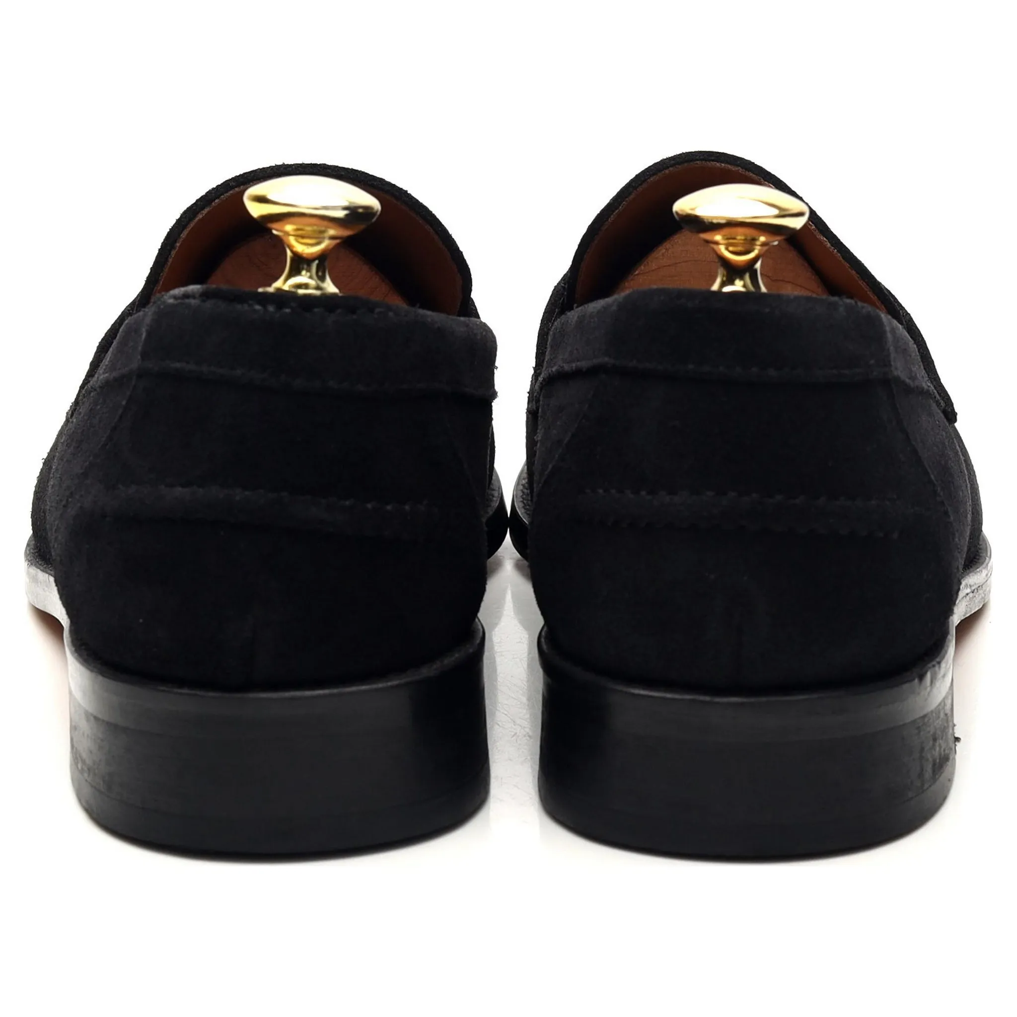 'Cherwell' Black Suede Loafers UK 9