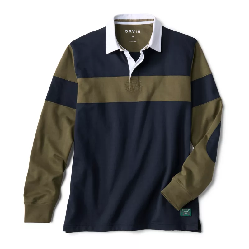 Colorblock Rugby Polo Shirt