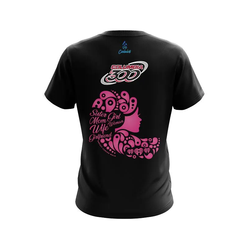 Columbia 300 Breast Cancer Family Bond CoolWick Bowling Jersey