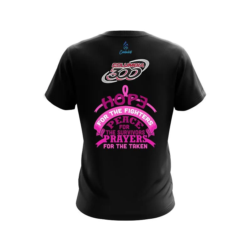 Columbia 300 Breast Cancer Hope CoolWick Bowling Jersey