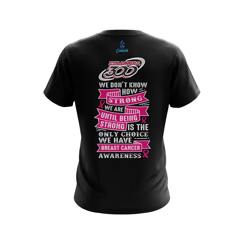 Columbia 300 Breast Cancer Strength CoolWick Bowling Jersey