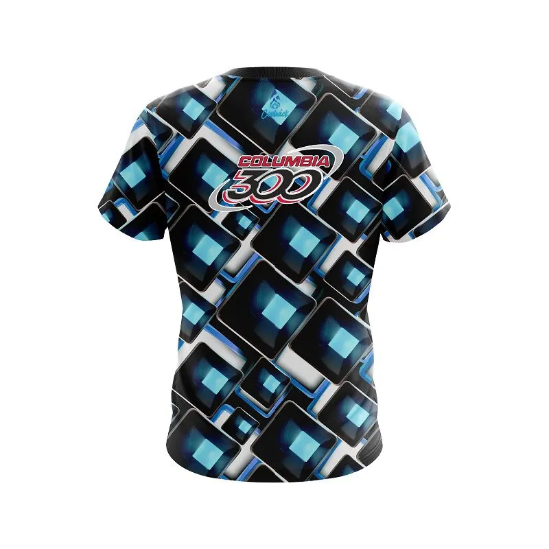 Columbia 300 Conception Blue CoolWick Bowling Jersey