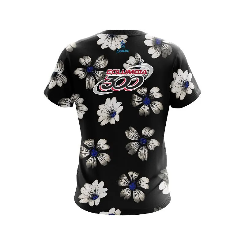 Columbia 300 Daisy Blue CoolWick Bowling Jersey