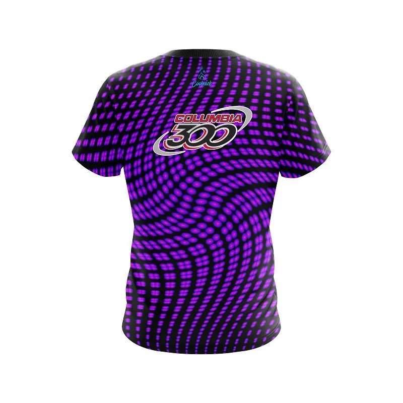 Columbia 300 Dyanamic Flux purple CoolWick Bowling Jersey